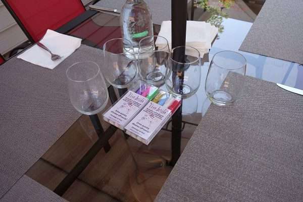 Throw a Wine Party with your friends! These wine glass pens let people write their names on the glass then they wash off when you are done!
